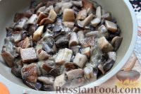 Фото приготовления рецепта: Суфле из кабачков с грибами - шаг №8