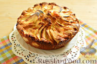 Фото к рецепту: Яблочный пирог из творожного теста