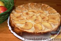 Фото к рецепту: Яблочно-творожный пирог