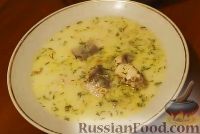 Фото к рецепту: Финский сливочный суп с лососем (Лохикейто)
