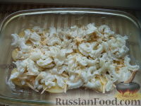 Фото приготовления рецепта: Картофельная запеканка с макаронами - шаг №9