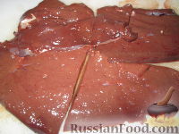 Фото приготовления рецепта: Телячья печень с шалфеем - шаг №1
