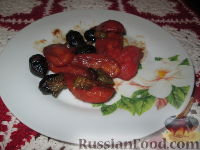 Фото приготовления рецепта: Теплый гарнир из помидоров - шаг №5