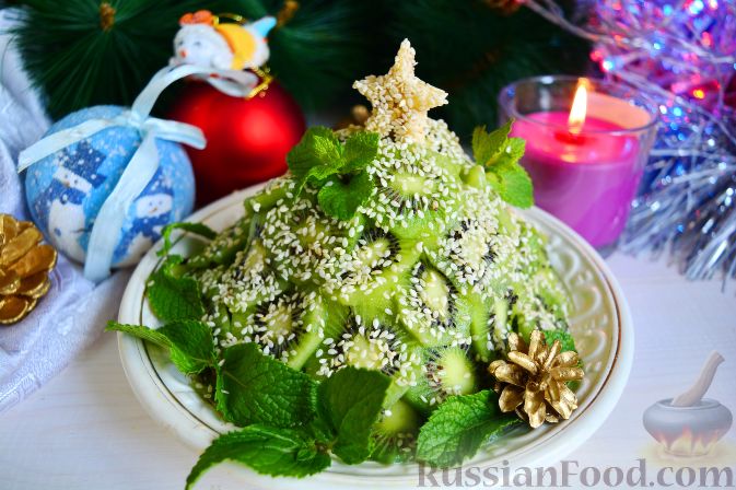 Новогодний салат «Елочка»