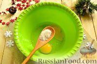 Фото приготовления рецепта: Клафути с капустой, беконом и зеленью - шаг №4
