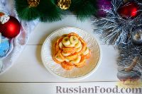 Фото приготовления рецепта: Фруктовый салат "Новогодняя ёлка" - шаг №6