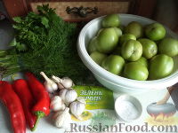 Фото приготовления рецепта: Помидоры зеленые соленые - шаг №1