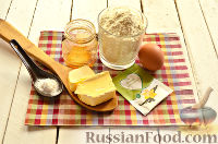 Фото приготовления рецепта: Песочное медовое печенье (без сахара) - шаг №1