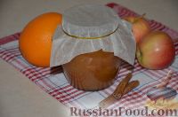 Фото приготовления рецепта: Яблочно-апельсиновое варенье (на зиму) - шаг №10