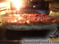 Фото приготовления рецепта: Мусака из баклажанов с рисом - шаг №17