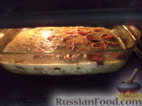 Фото приготовления рецепта: Мусака из баклажанов с рисом - шаг №20