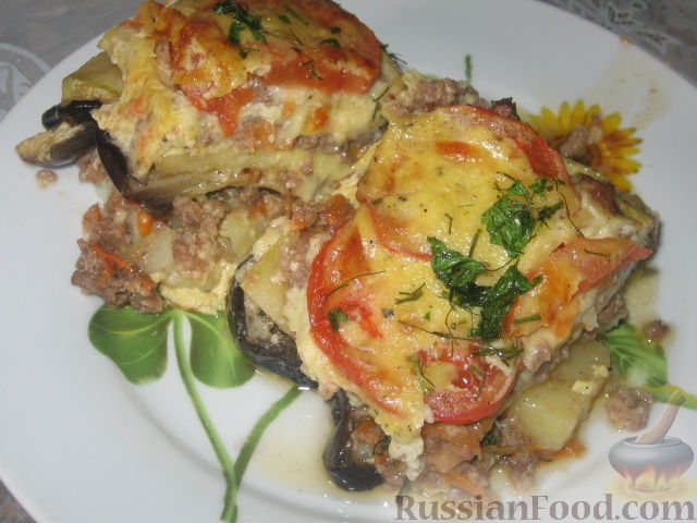 Мусака с баклажанами по-гречески - 8 рецептов мусака с фаршем, картофелем с пошаговыми фото
