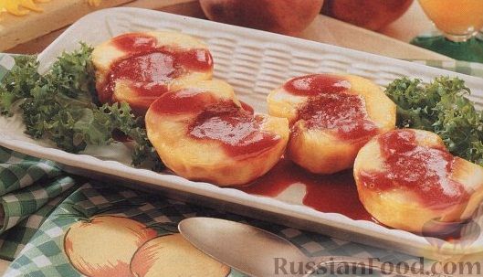 Рецепт Персики, приготовленные на гриле