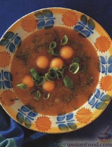 Рецепт Сладкий суп из дыни
