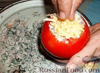 Фото приготовления рецепта: Фаршированные помидоры в духовке - шаг №10