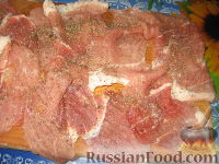Фото приготовления рецепта: Свиные рулеты с ананасами - шаг №1