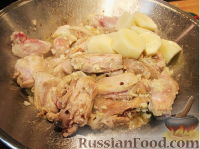 Фото приготовления рецепта: Дакжим (курица с овощами по-корейски) - шаг №6