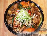 Фото приготовления рецепта: Дакжим (курица с овощами по-корейски) - шаг №9