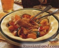 Фото к рецепту: Овощное рагу с курятиной