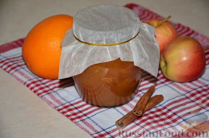 Варенье из яблок с апельсином