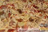 Фото приготовления рецепта: Пицца с цветной капустой и курицей - шаг №15