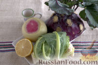 Фото приготовления рецепта: Салат с кольраби - шаг №1