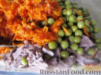 Фото приготовления рецепта: Мясной салат "Купеческий" - шаг №5