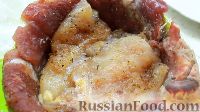 Фото приготовления рецепта: Свинина, фаршированная грибами, куриным филе и сыром - шаг №14