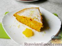 Фото приготовления рецепта: Тыквенный пирог с цедрой лимона - шаг №7