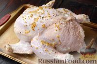 Фото приготовления рецепта: Курица, фаршированная рисом - шаг №8