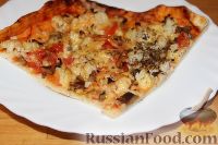 Фото к рецепту: Пицца с цветной капустой и курицей