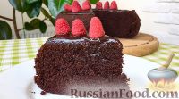 Фото к рецепту: Простой шоколадный торт (в мультиварке)
