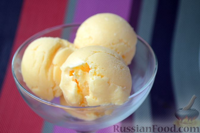 Ванильное мороженое (без мороженицы)