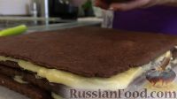 Фото приготовления рецепта: Шоколадный торт с заварным кремом - шаг №15