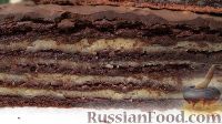 Фото приготовления рецепта: Шоколадный торт с заварным кремом - шаг №17