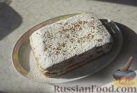 Фото приготовления рецепта: Торт без выпечки, с творогом и черносливом - шаг №5