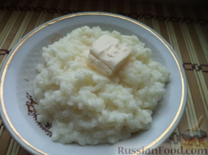 Молочная рисовая каша в кастрюле — вкусный рецепт