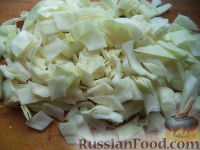 Фото приготовления рецепта: Постный борщ с фасолью и черносливом - шаг №6
