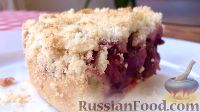 Фото к рецепту: Постный вишневый пирог