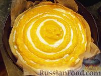 Фото приготовления рецепта: Творожно-тыквенный пирог-суфле - шаг №6