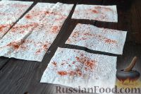Фото приготовления рецепта: Тарталетки из лаваша с творожным кремом и икрой - шаг №3