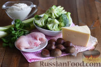 Фото приготовления рецепта: Салат с брокколи и каштанами - шаг №1