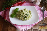 Фото приготовления рецепта: Салат с брокколи и каштанами - шаг №12
