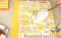 Фото приготовления рецепта: Торт с зефиром и бананами (без выпечки) - шаг №6