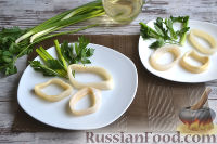 Фото приготовления рецепта: Теплый салат из морепродуктов с рисом - шаг №8