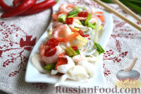 Фото к рецепту: Тайский салат из морепродуктов