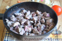 Фото приготовления рецепта: Макароны с мясом и овощами - шаг №6