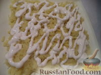 Фото приготовления рецепта: Салат "Селёдка под шубой" с сыром - шаг №6