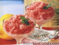 Фото к рецепту: Десерт "Клюквенный лёд"