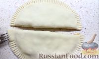 Фото приготовления рецепта: Крымские чебуреки, хрустящие и сочные - шаг №7